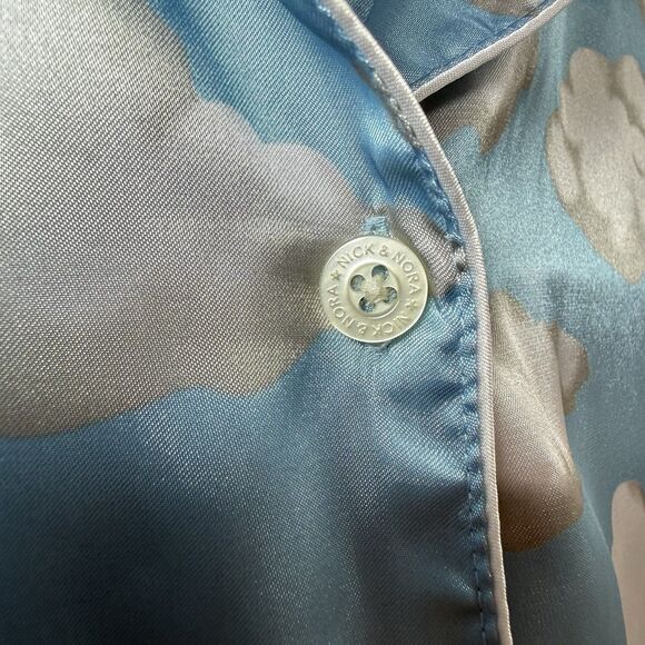 Nick & Nora Blue Cloud Pajama Top - Picture 5 of 13